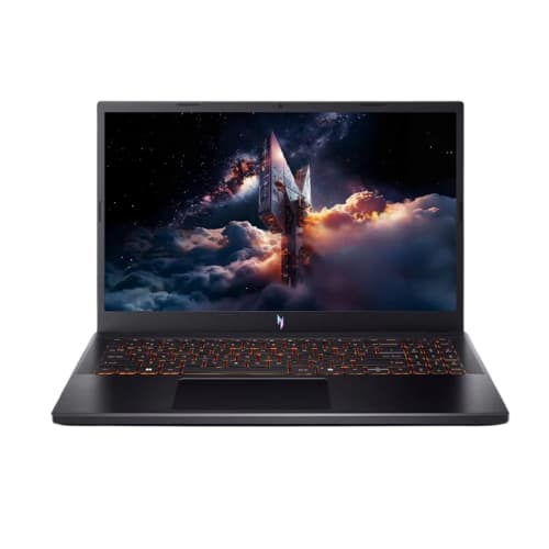 لابتوب Acer Nitro V15 ANV15-52-70LN، مزود بمعالج Intel Core i7-13620H، وذاكرة 16 جيجابايت RAM، وتخزين 512 جيجابايت SSD، وكرت شاشة NVIDIA GeForce RTX 4050 بسعة 6 جيجابايت، وشاشة 15.6 بوصة FHD IPS بمعدل تحديث 165 هرتز، باللون الأسود (Obsidian Black).
