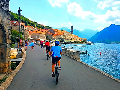 Bike tour - Kotor Bay circle and visit Our Lady of the Rock