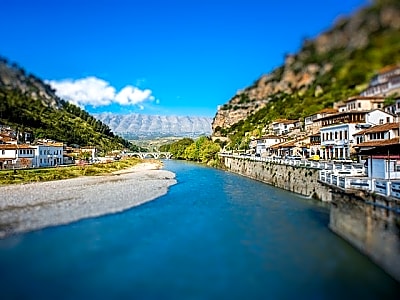Walking tour and trekking in Gorica hill of Berat.
