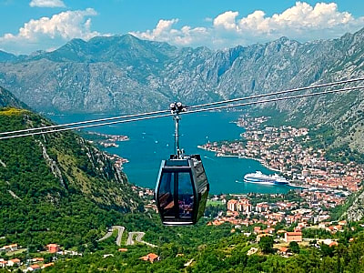 Kotor-Cable Car - Perast- Lady of the Rocks