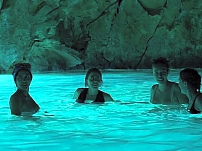 Speed Boat Tour to Vlore's Secret Blue Cave at Grama Bay