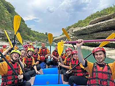 Sarande: Permet 4x4 Tour, Rafting and Thermal baths