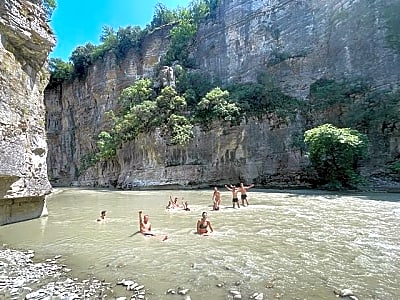 From Berat: Osum Canyon and Bogove Waterfall