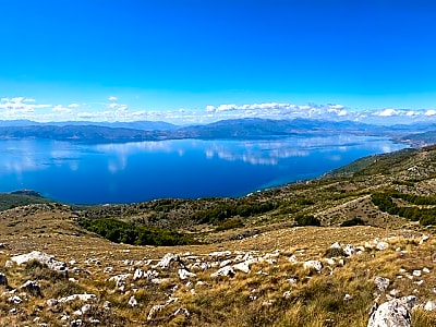 Hiking the Two Lakes View Trail from Ohrid and Prespa