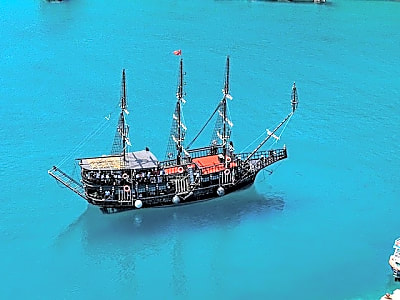 Vlora: Pirate Ship Tour Exploring Sazan and Karaburun