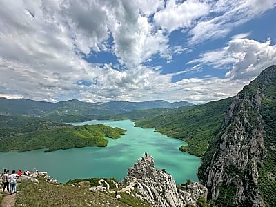 Hiking Gamti Mountain Bovilla Lake Views from Tirana
