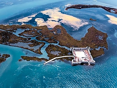 From Ksamil-Ali Pasha's Castle & Tongo Island, free drink-food