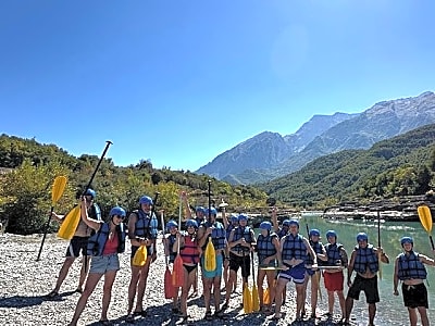 Rafting in Vjosa River