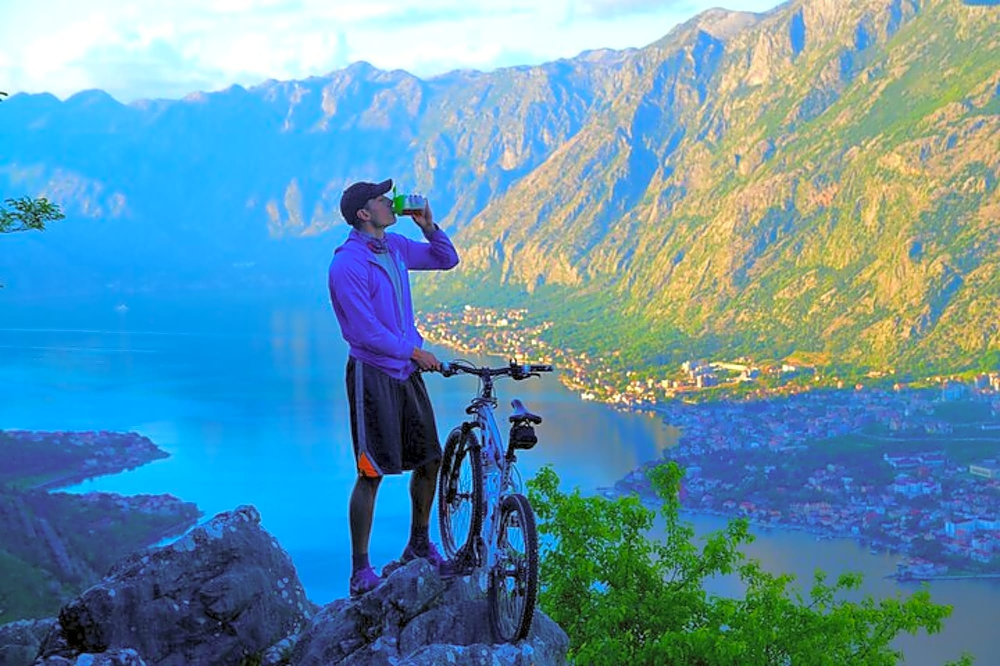 Mountain Biking on Vrmac peninsula - Panoramic view on Kotor bay - Image 1