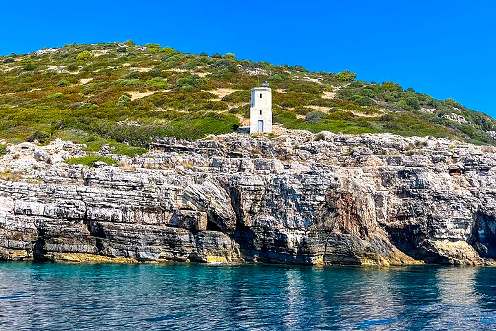 Vlore Speedboat Tour to Sazan Island & Haxhi Ali Cave - Image 1