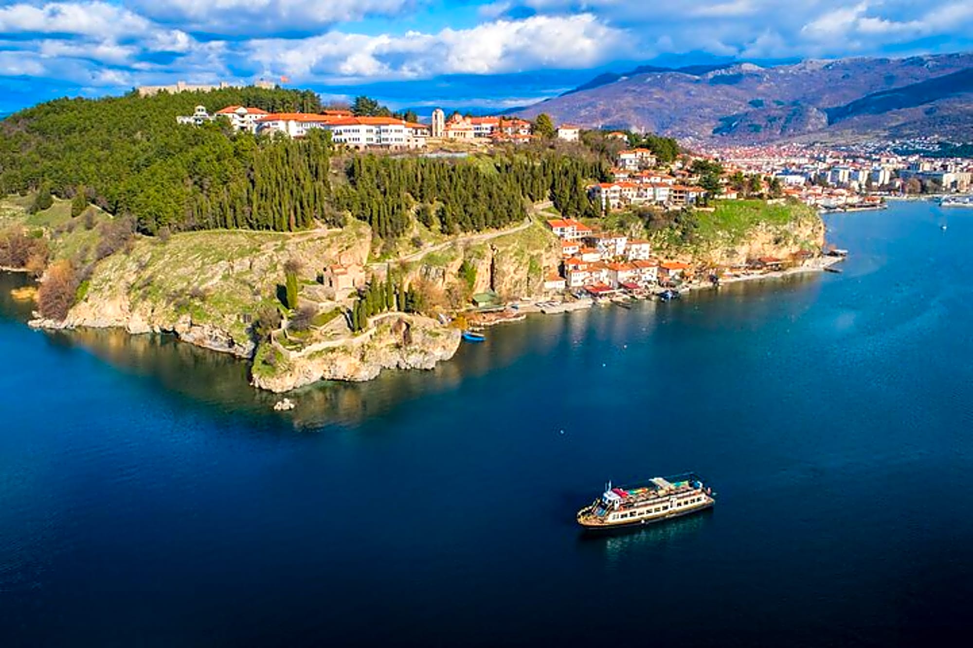 Ohrid Sightseeing Cruise with Armada Boat - Image 1