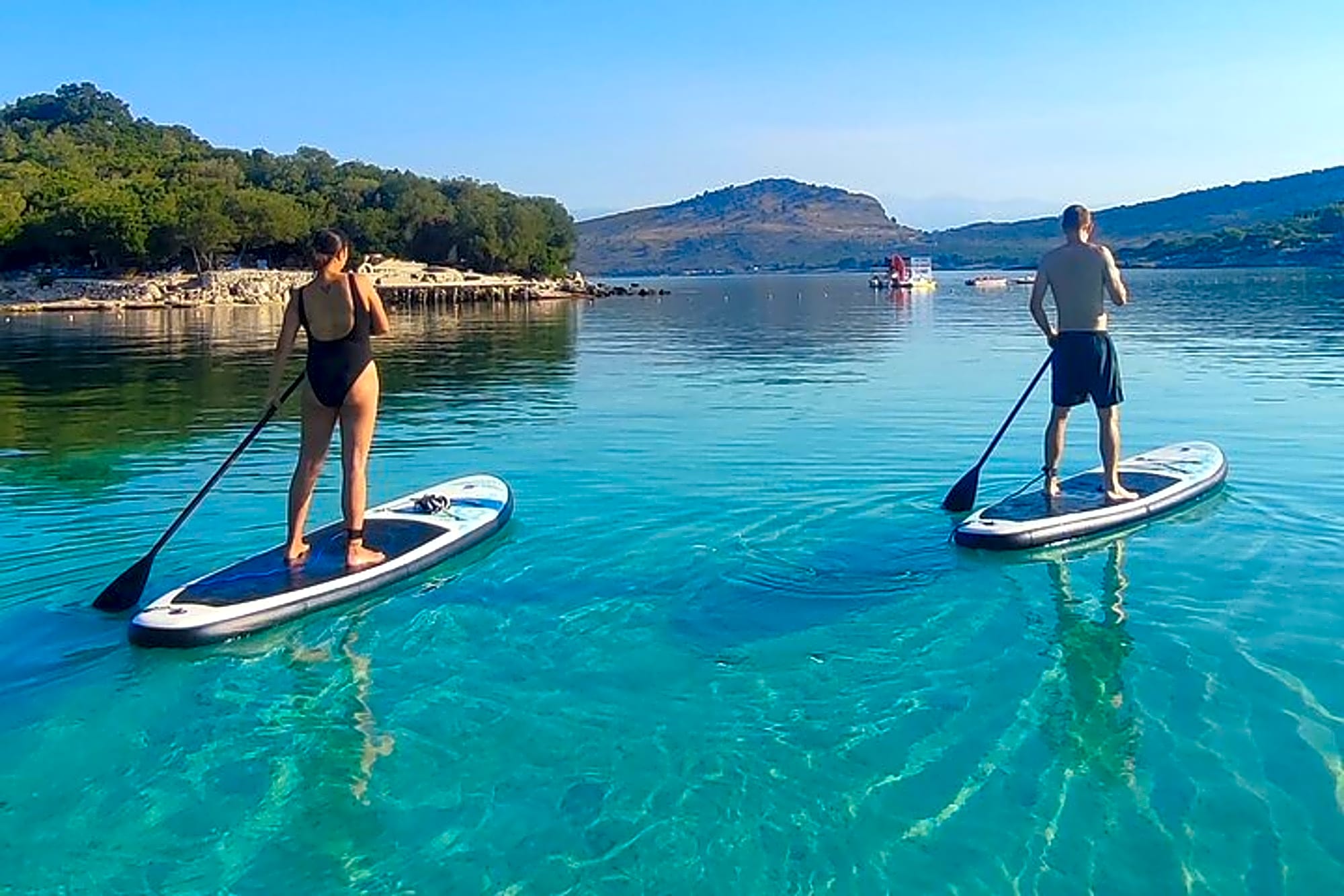Stand Up Paddle-boarding around Ksamil islands (3 times a day) - Image 1