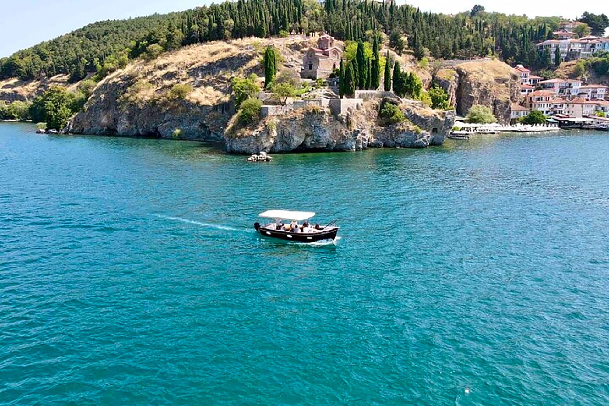 Ohrid Old Town Panoramic Boat Tour - Image 1