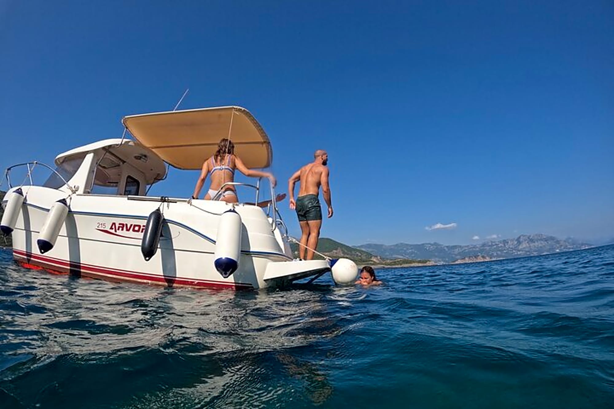 Private Swimming and Boat Tour Trsteno Beach Budva - Image 1