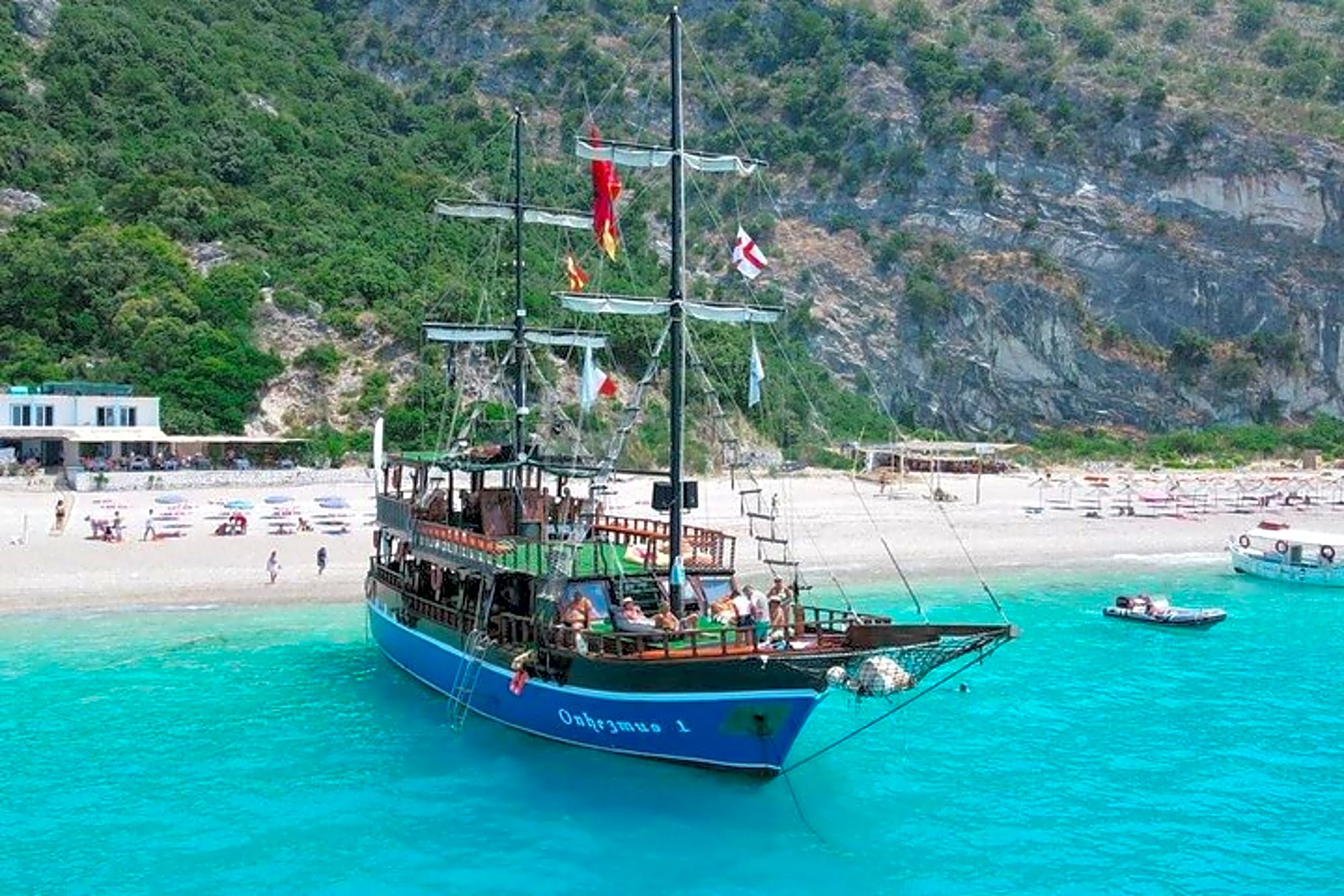 Saranda Boat Tour to Krorez Bay with Onhezmus 1 - Image 1