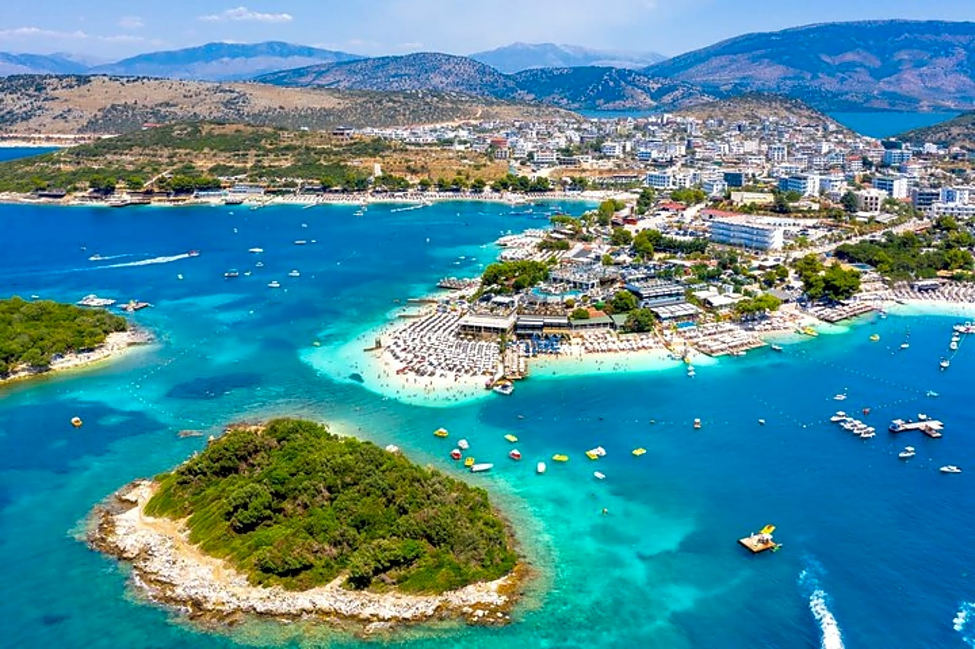 Durres/Golem: Day Tour to Saranda, Ksamil, Blue Eye & Vjosa River - Image 1