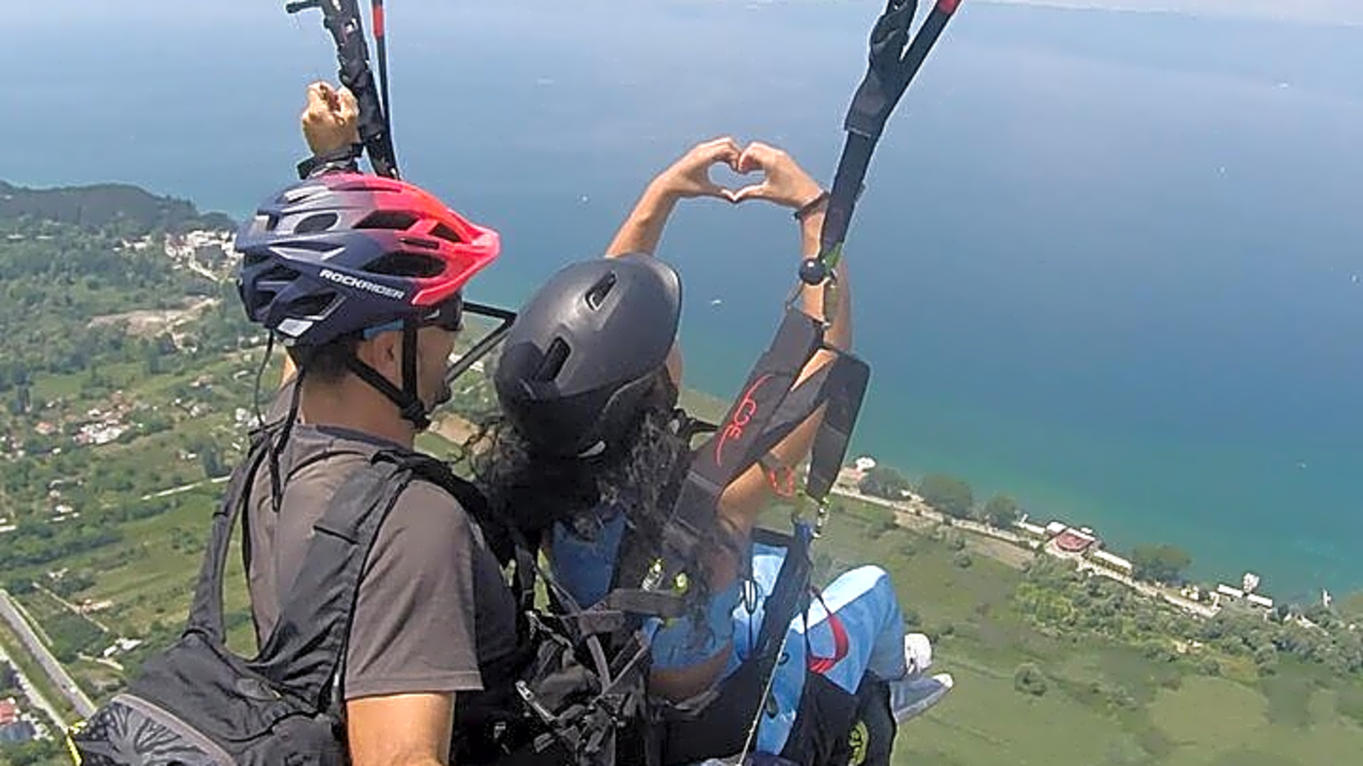 Paragliding First Class Above Ohrid - North Macedonia