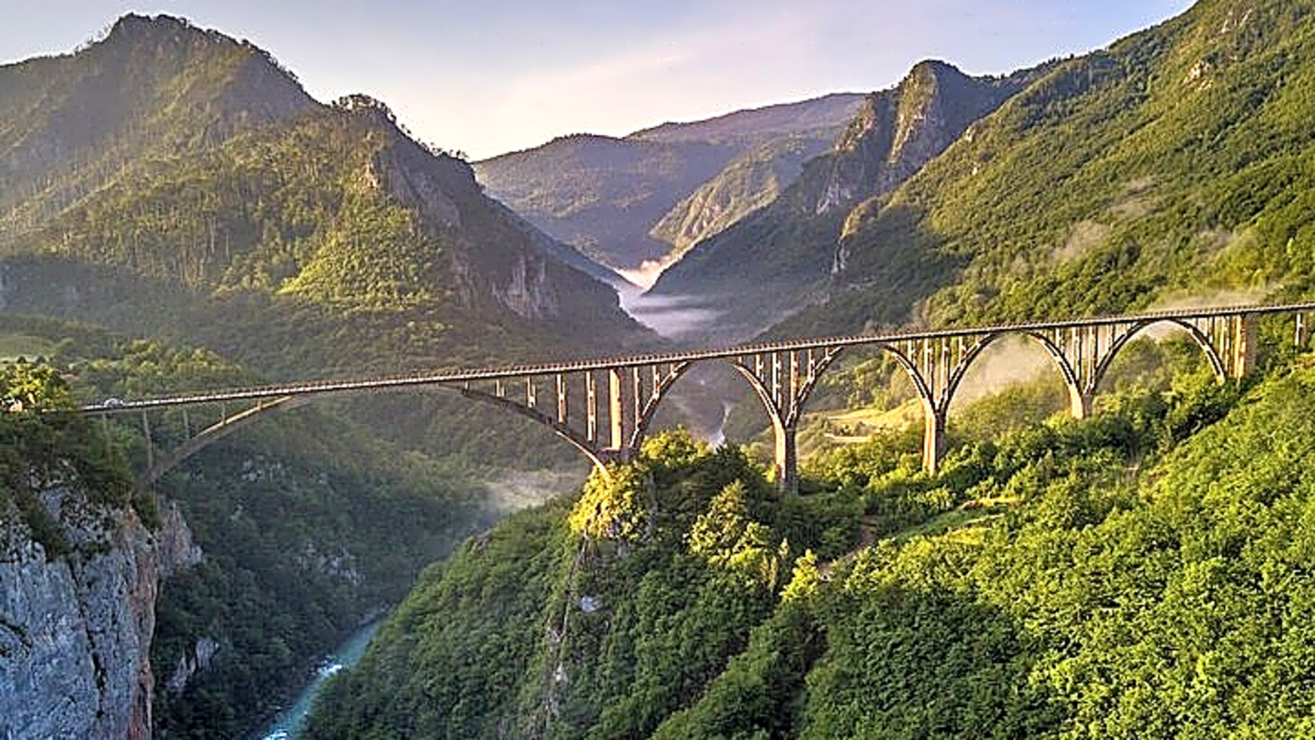 Black lake , Durmitor, Djurdjevića Tara bridge, Canyon Tara - Montenegro