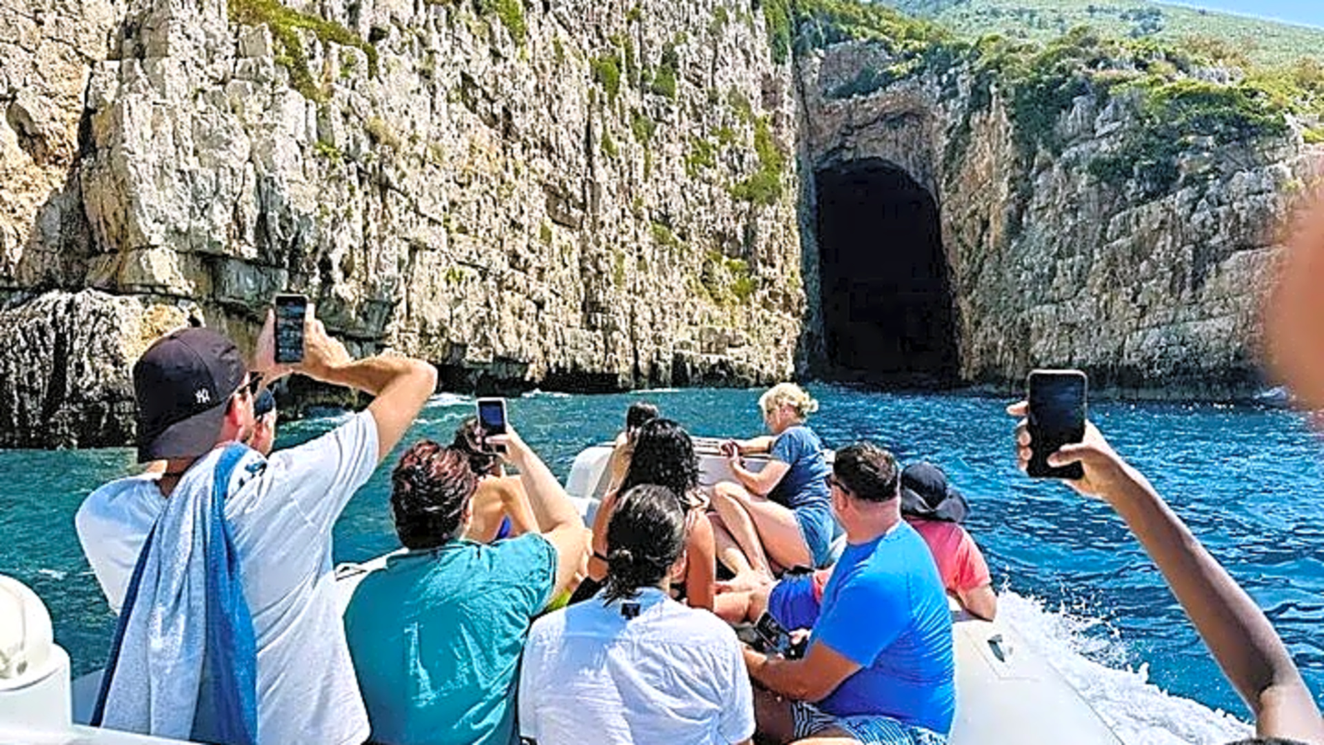 Sazan Island, Haxhi Ali Cave, Karaburun Boat Tour - Albania