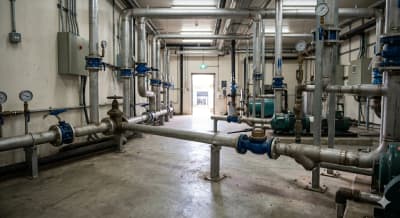 Industrial water pipeline network for water audit systems
