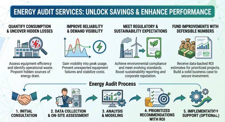 Energy audit overview — benefits and process at a glance