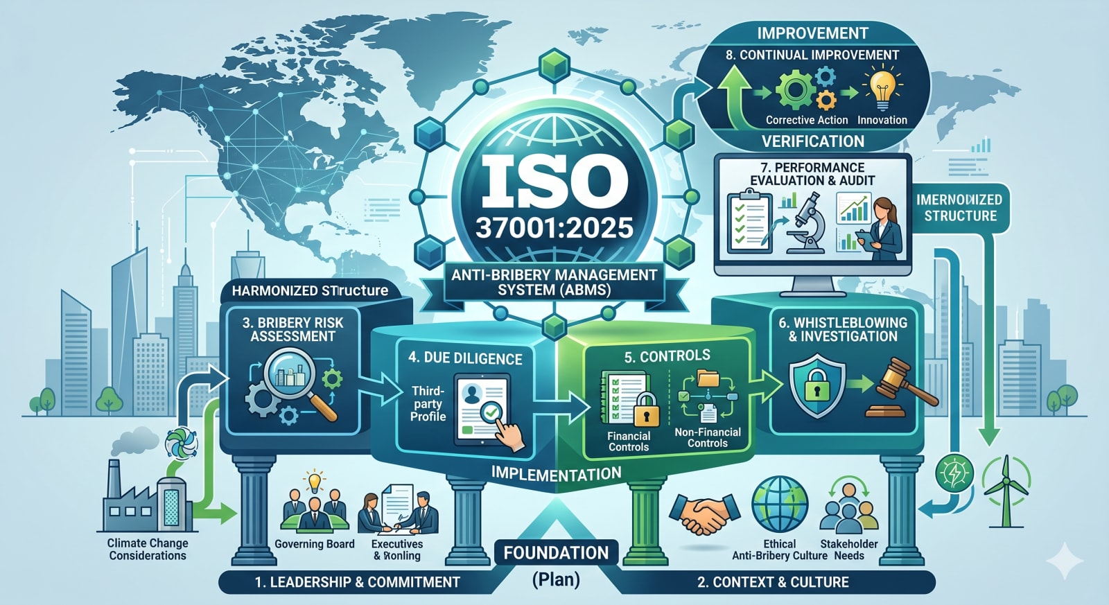 ISO 37001:2025 anti-bribery management framework