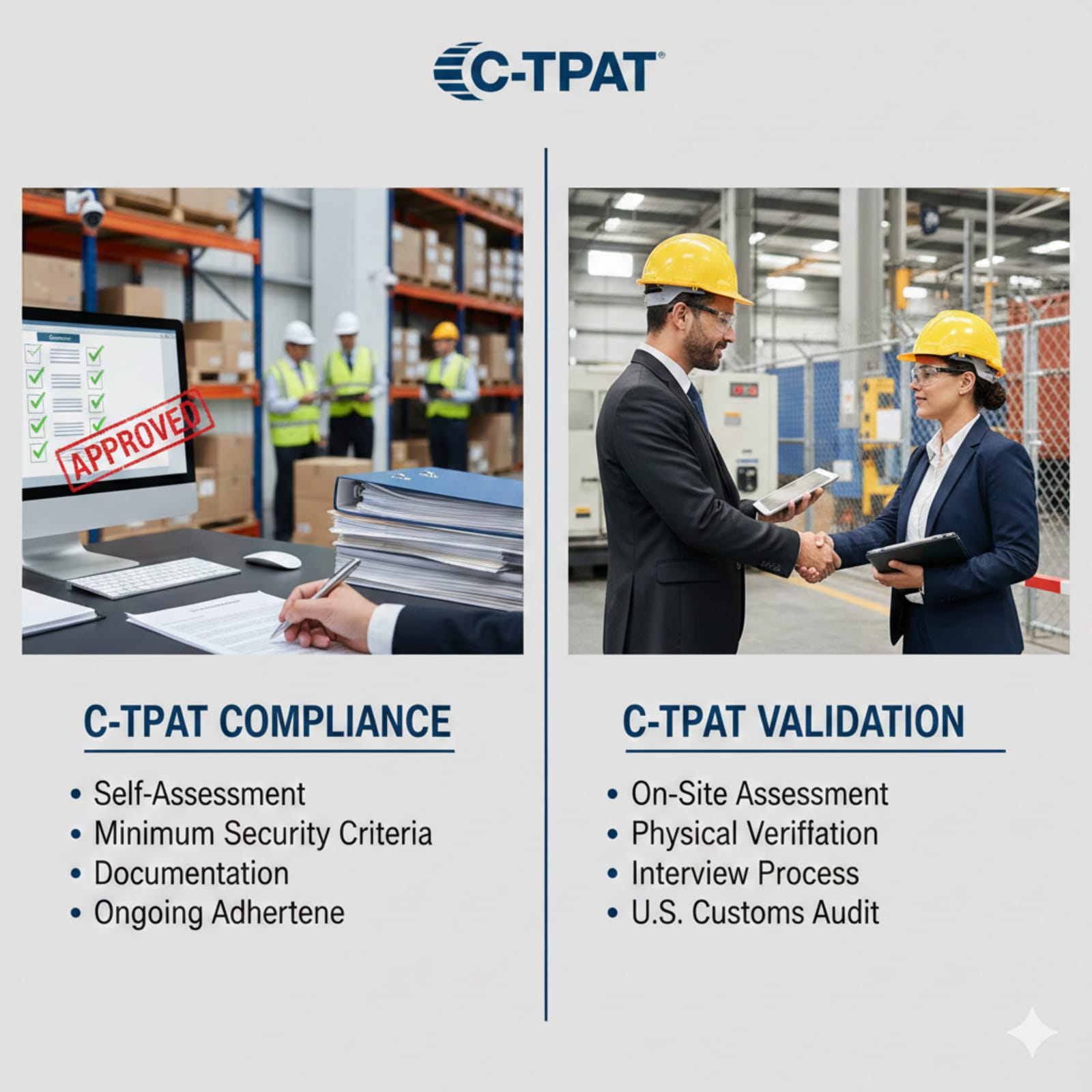 C-TPAT Compliance vs C-TPAT Validation