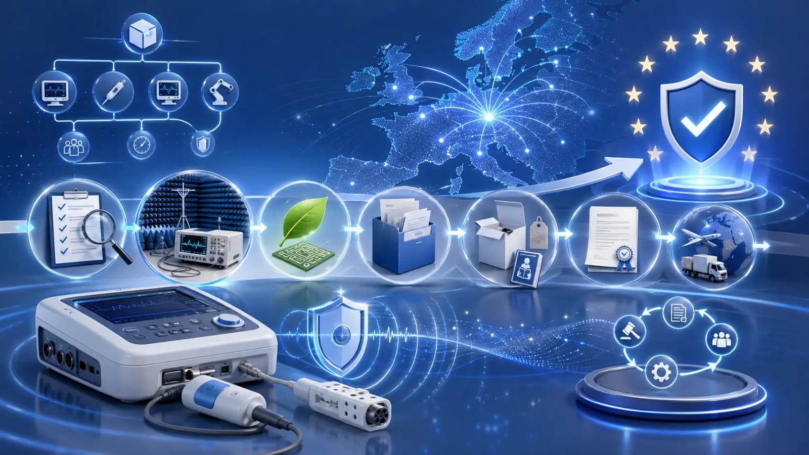 Electrical and electronic product CE compliance service process
