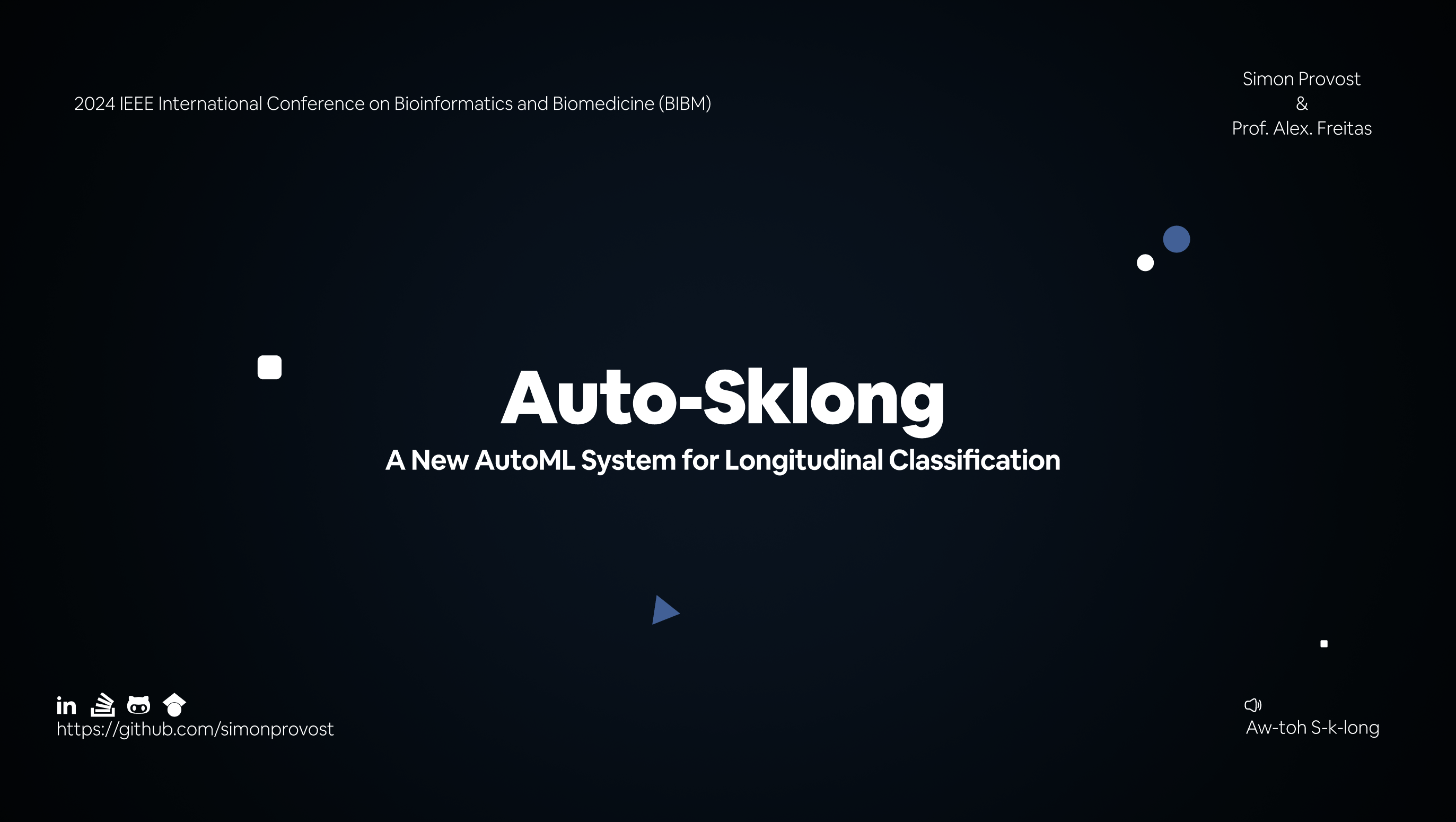 Auto-Sklong: A New AutoML System for Longitudinal Classification