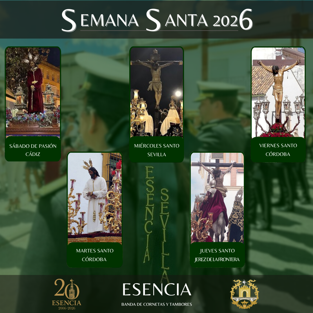 La Semana Santa de Esencia en el 2026