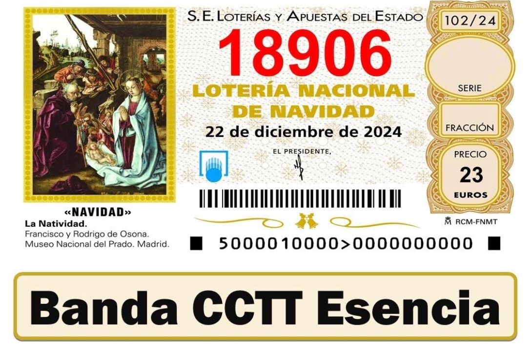 Lotería de navidad de Esencia 2024