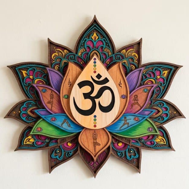 Namaste Wooden Wall Art