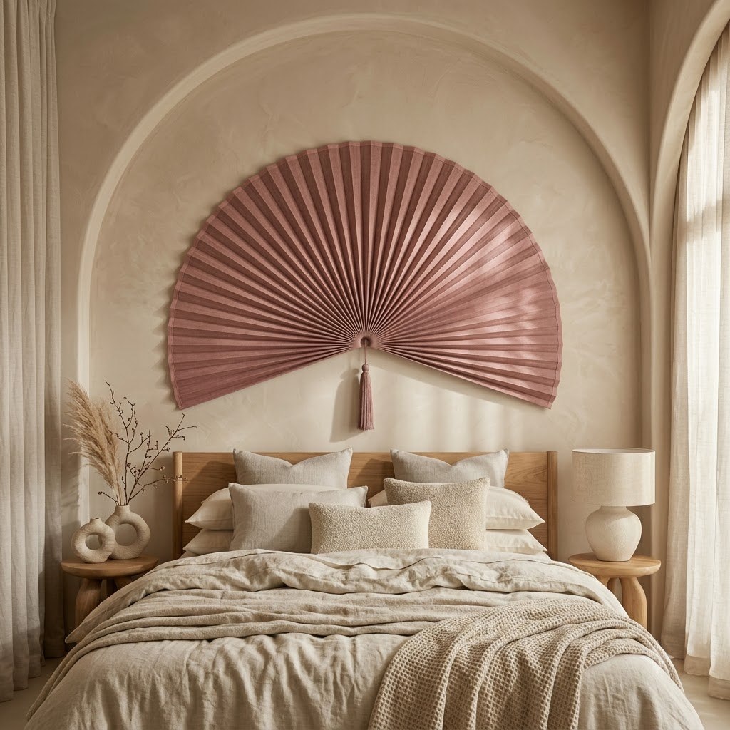 Large Bamboo Wall Fan