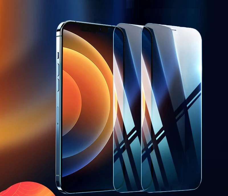 Película p/ iPhone Anti Impacto de Vidro Temperado - Baseus Original (2 unidades) 