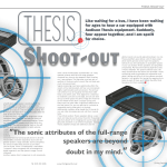 Thesis Shoot-out