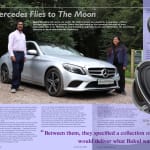 Mercedes Flies to The Moon