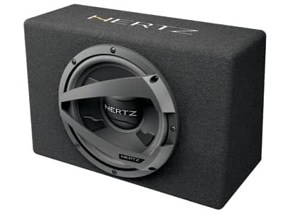 Hertz DBX 25.3 - 10" subwoofer in enclosure