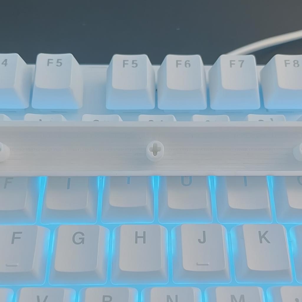 Custom Brick Mount Spacebar Keycap: LEGO-Compatible, Smooth Top Buildable Design