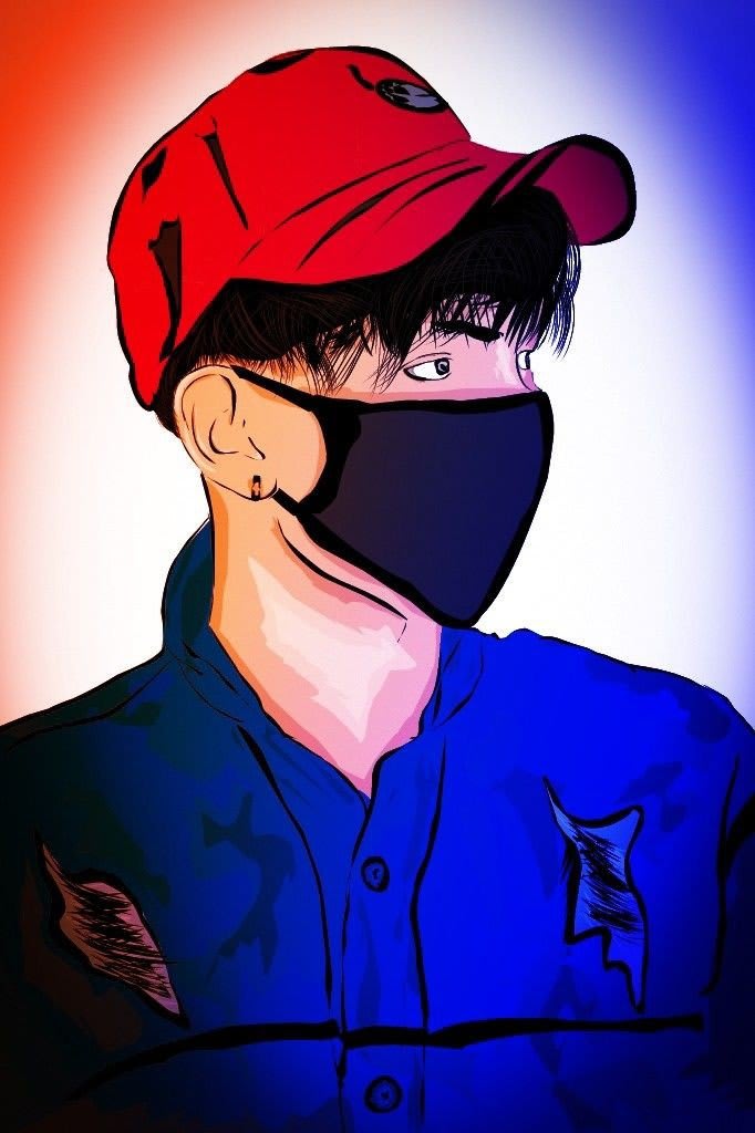 Hidden face attitude DP for boys