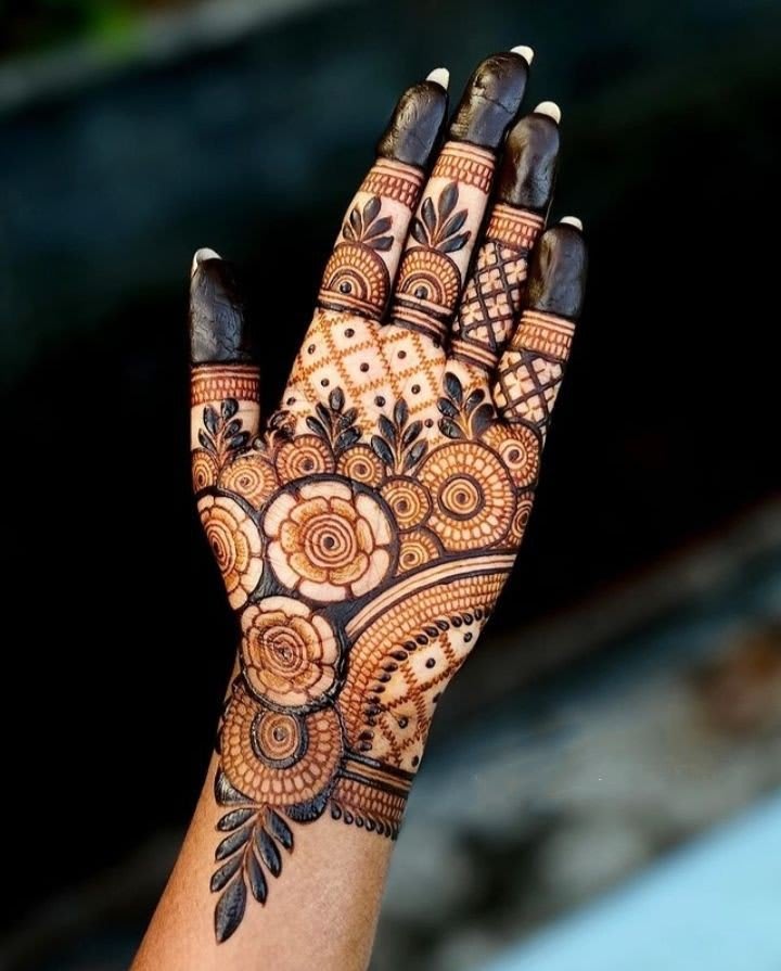 Stylish mehndi design 60
