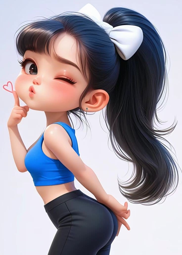 Cartoon Girl DP 15