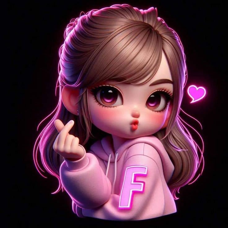Cartoon Girl DP 18