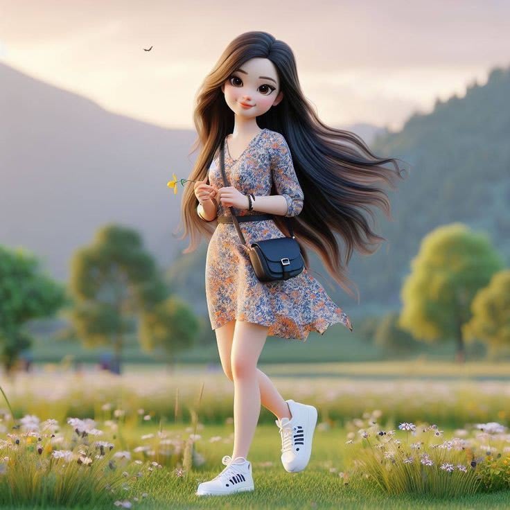 Cartoon Girl DP 22