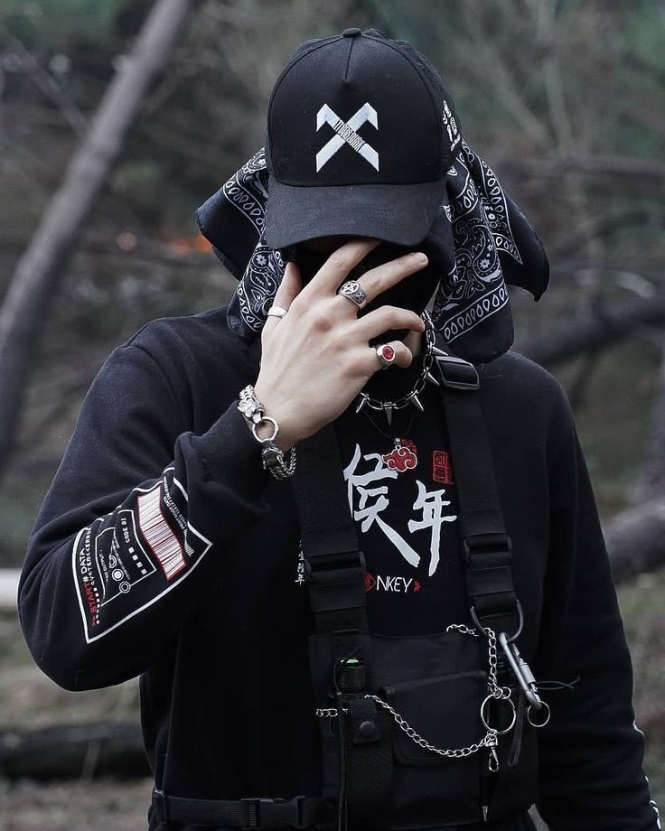 Modern boy posing in street style