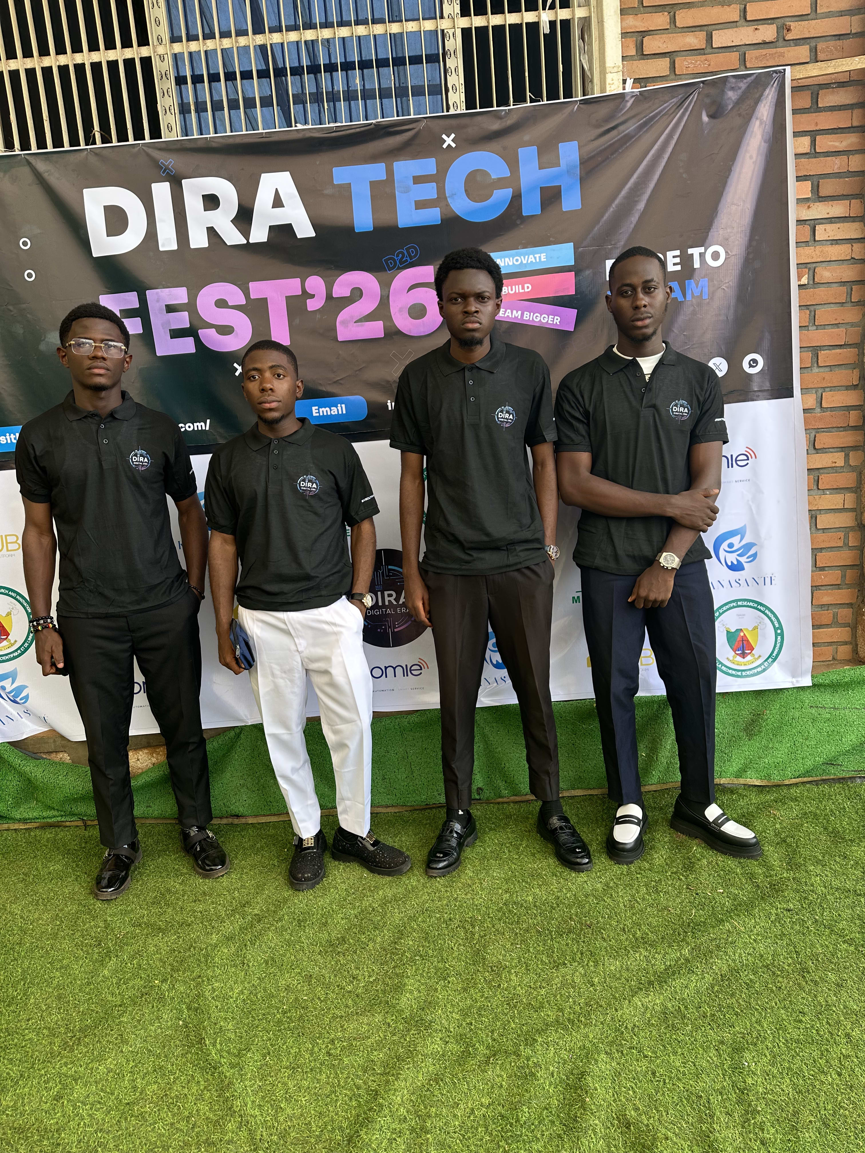 DIRA Tech Fest 2026 organising team at the event