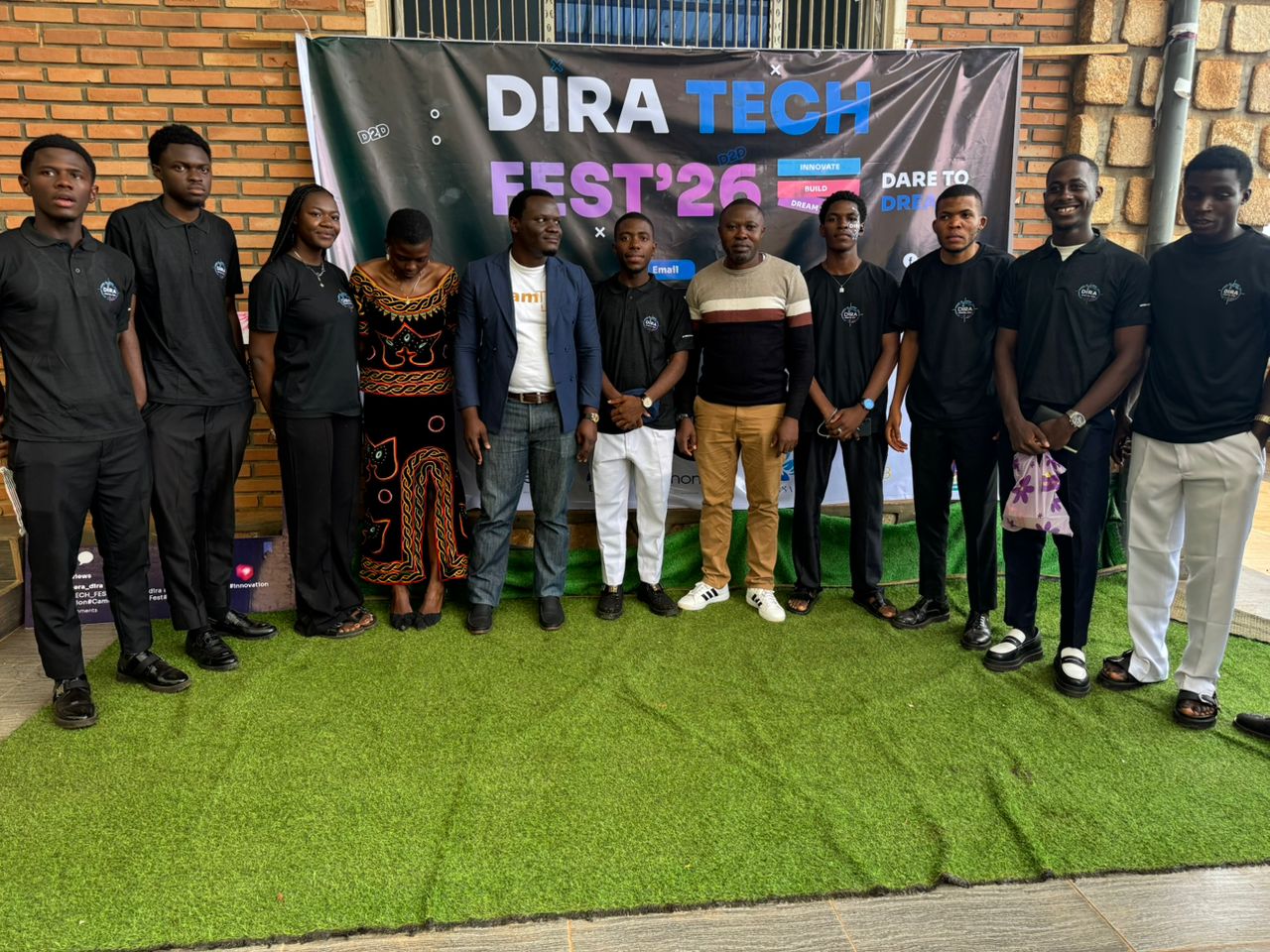 DIRA Tech Fest 2026 organising team at the event