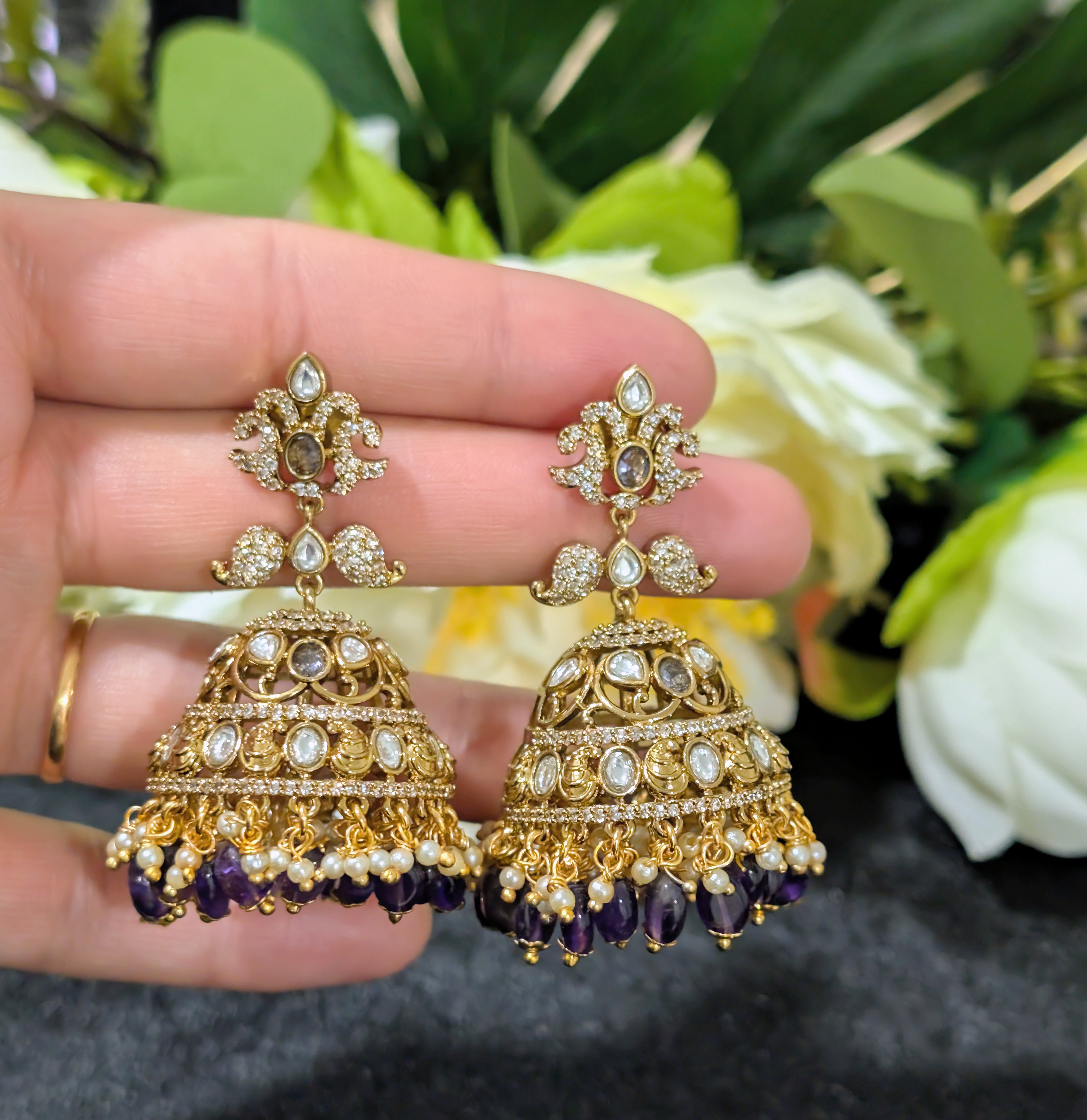 CZ Earrings V290