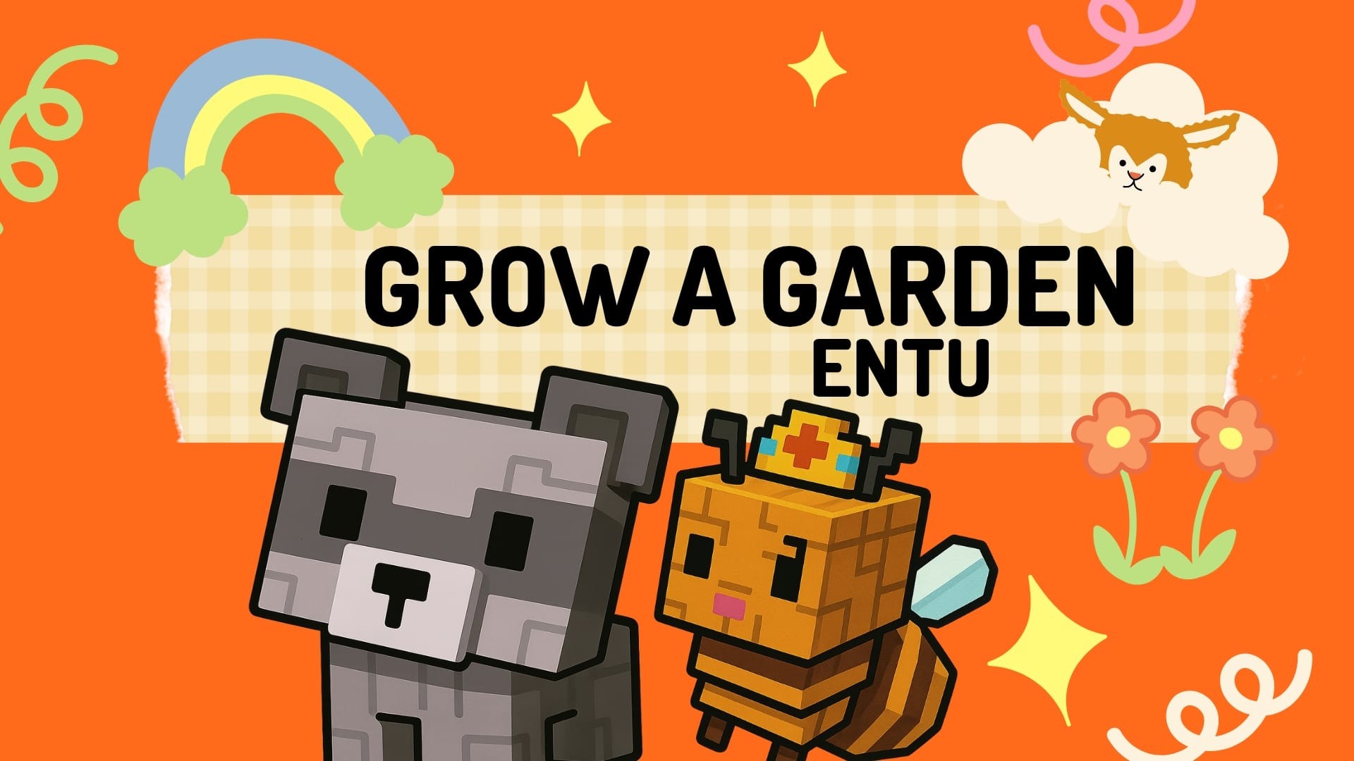 🐝🦝Queen Bee+Raccoon/Grow a Garden✨