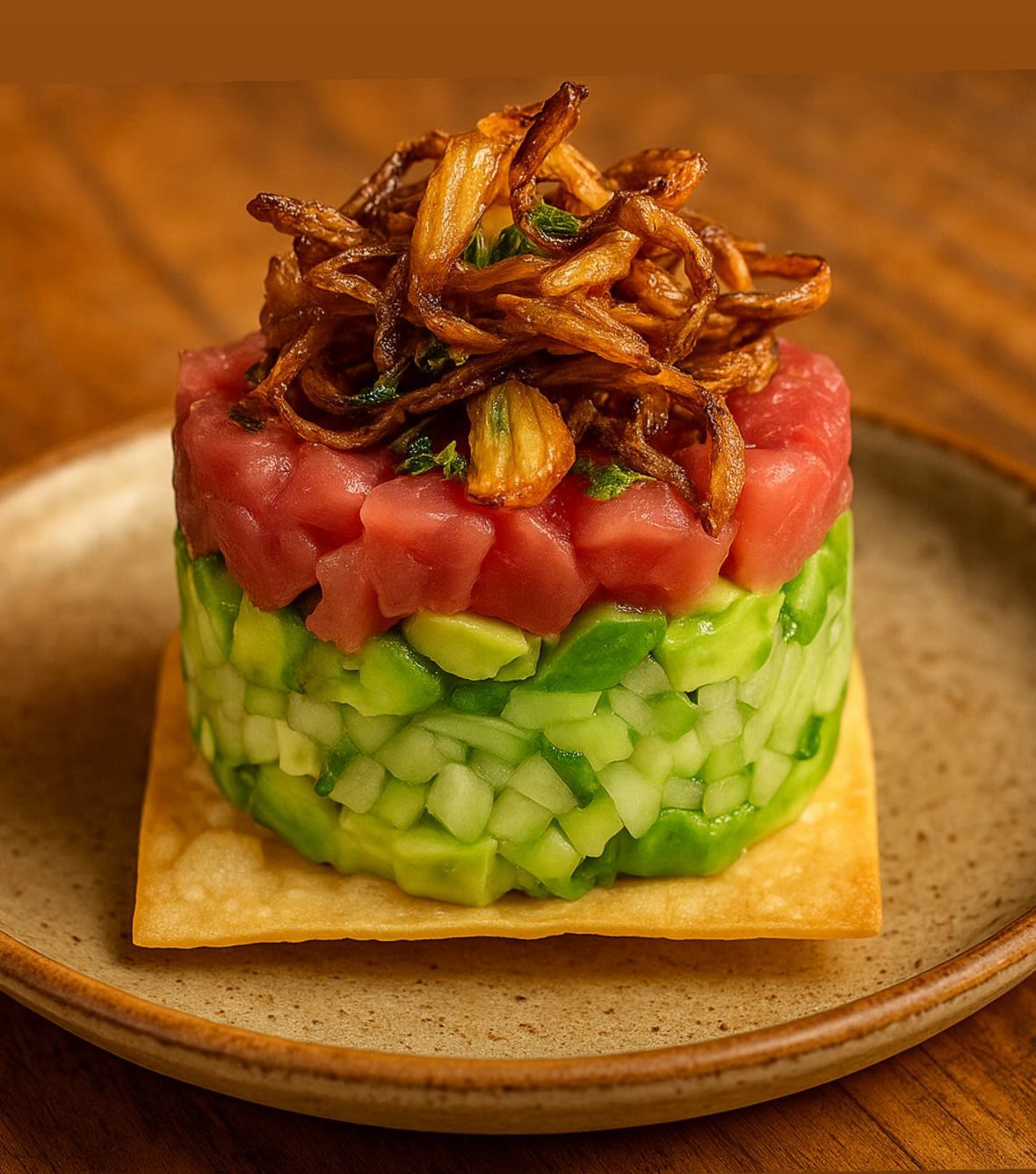 Tostada Blue Fin Tuna