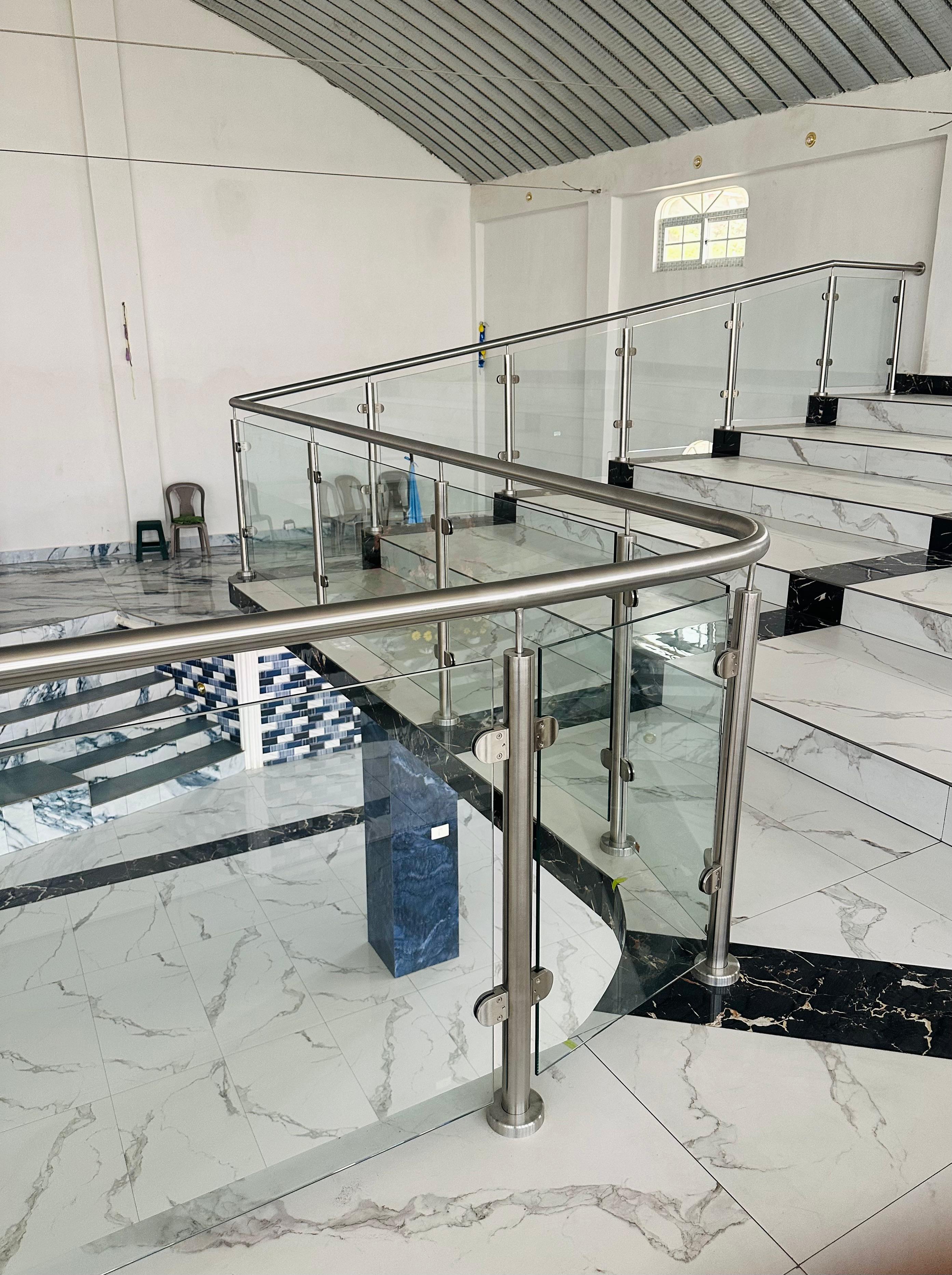 Baranda de acero inox para iglesias